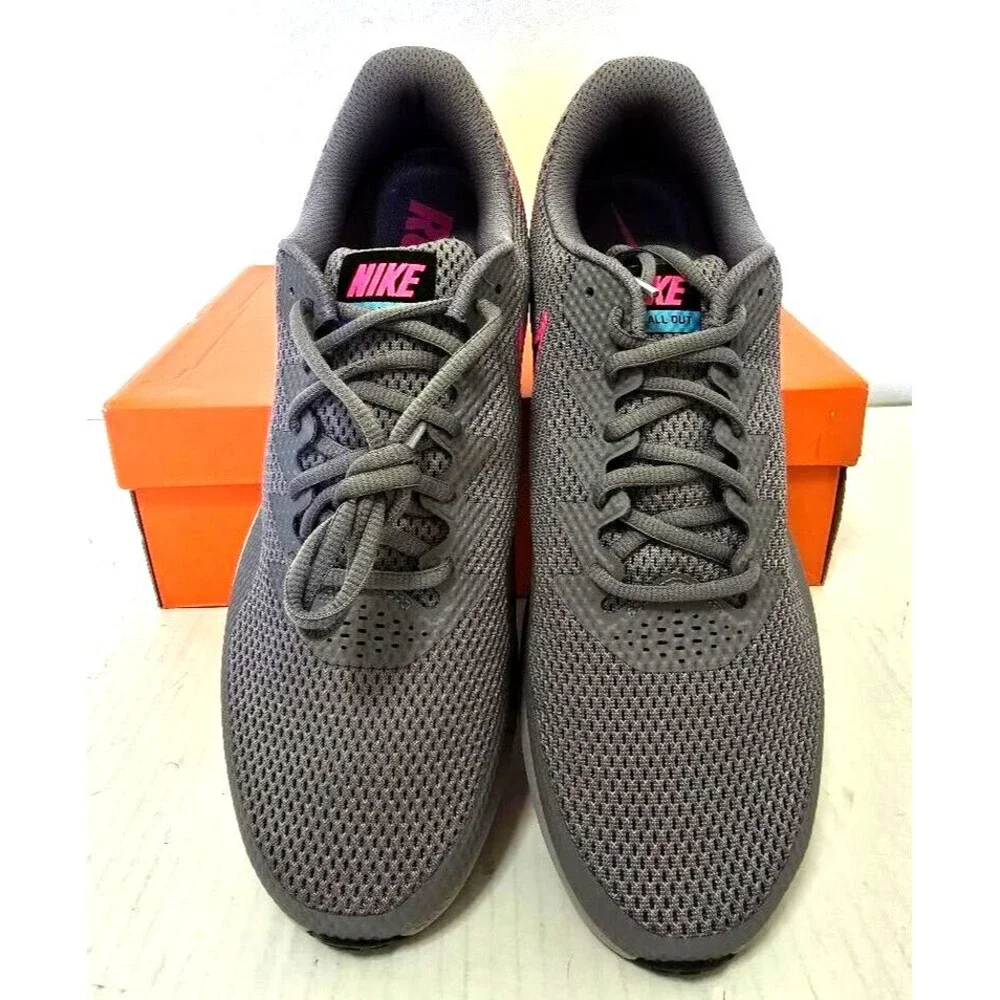 NIKE ZOOM ALL OUT LOW 2 MEN SIZE 11.5 GUNSMOKE PINK BLAST NEW COMORT RUN NIB!